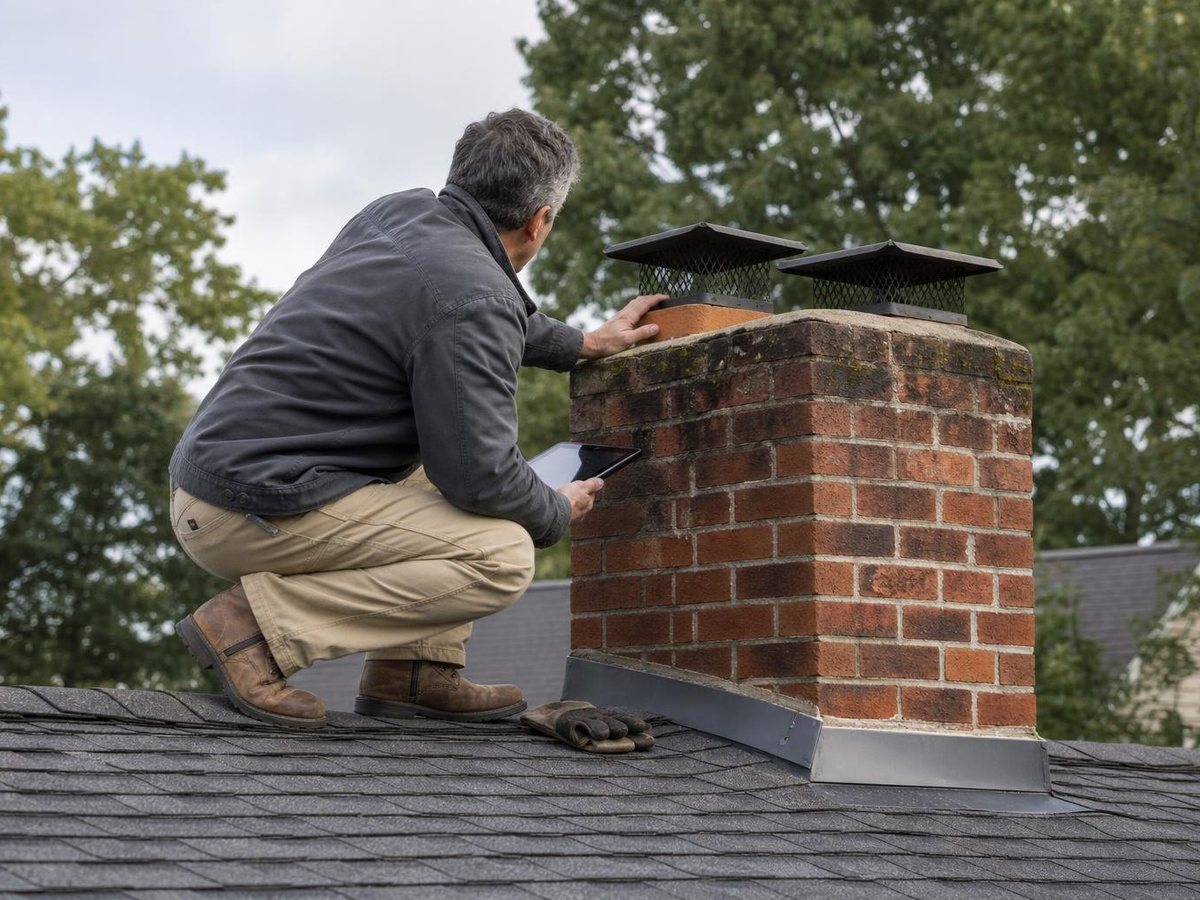 Flame Watch Chimney Repair work in Akron
